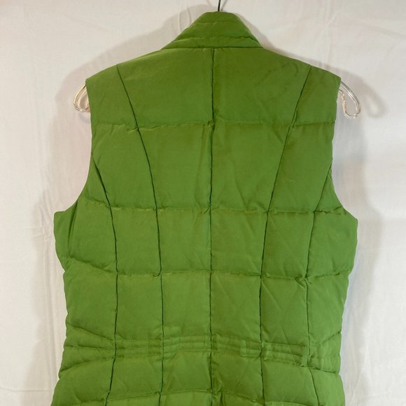 SOLD Lilly Pulitzer Green Quilted Pink Paisley Lined Puffer Vest - Picture 2 of 16